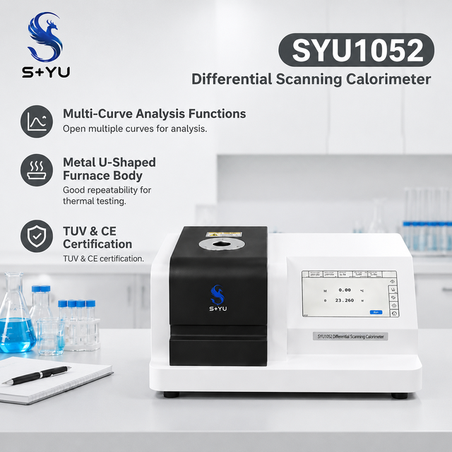 SYU1052 Multi Curve Metal Furnace DSC Differential Scanning Calorimeter TUV CE Heat Flow Polymer DSC Thermal Analyzer