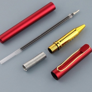 Bolígrafo de Metal de Alta Calidad, Ecológico, con Logotipo Personalizado, Impresión Serigráfica, Tinta de Gel, Ancho de Escritura de 0.5 mm, Escritura Fluida - Product Image 4