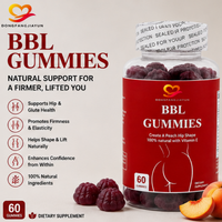 Gummies BBL Personnalisées 60 Unités – Complément Herbal Naturel pour le Soutien des Fessiers, la Forme des Hanches et les Courbes – OEM ODM