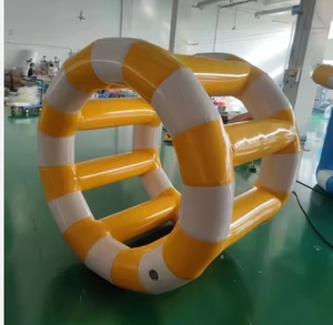 Rodillo de <span class=keywords><strong>rueda</strong></span> caliente inflable de grado comercial, ruedas rodantes de agua inflables flotantes, rodillo para caminar sobre el agua - Product Image 4