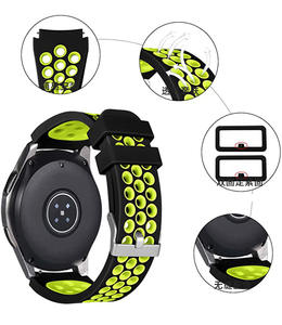 Bracelet en silicone pour Samsung Gear S3 Frontier/<span class=keywords><strong>Classic</strong></span> <span class=keywords><strong>Galaxy</strong></span> <span class=keywords><strong>Watch</strong></span> <span class=keywords><strong>3</strong></span> 45 mm 22 mm, bracelet pour Samsung <span class=keywords><strong>Galaxy</strong></span> <span class=keywords><strong>Watch</strong></span> 46 mm - Product Image 2