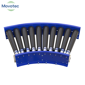 मोवोटेक <span class=keywords><strong>90</strong></span> डिग्री घुमावदार रोलर कन्वेयर को स्टील बीयरिंग और असेंबली लाइन के लिए समायोज्य गति - Product Image 2