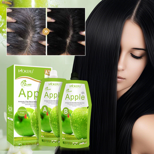 OEM all'ingrosso Apple 72 colore dei <span class=keywords><strong>capelli</strong></span> crema senza ammoniaca senza macchia Apple colore dei <span class=keywords><strong>capelli</strong></span> crema per Unisex <span class=keywords><strong>capelli</strong></span> <span class=keywords><strong>capelli</strong></span> barba colore nero <span class=keywords><strong>colorante</strong></span> - Product Image 2