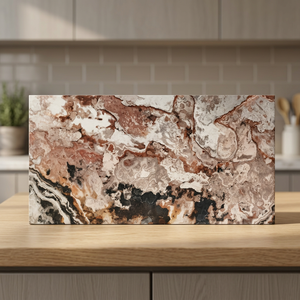 Panneau mural en marbre translucide moderne, design 3D pour la décoration intérieure, utilisation en centre commercial et à domicile, imperméable et ignifuge - Product Image 2