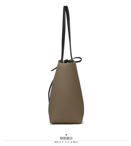 กระเป๋าสะพายไหล่สไตล์วินเทจเรียบง่ายสำหรับผู้หญิง ความจุขนาดใหญ่ ใช้งานได้หลากหลาย เหมาะสำหรับธุรกิจ กำลังเป็นที่นิยม กระเป๋าถือหนังแท้คุณภาพสูงสำหรับผู้หญิง - Product Image 5