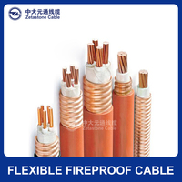 Cable Metálico Multicobre Zetastone, Venta al Por Mayor, Material Aislante Mineral Inorgánico, Flexible, Ignífugo, 1 KV 3*50