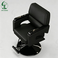 Jincheng nouvelle chaise de coiffure ascenseur de coiffure en cuir simple peut être placé à l'envers poste de travail de salon de coiffure.