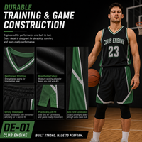 Uniforme de Baloncesto Personalizado para Clubes Alemanes, Pantalones Cortos de Alto Rendimiento para Equipos Comunitarios, Escuelas, Academias y Programas de Liga