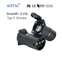 Adaptateur AOTAI Type2 V2L AC EV Discharge 16A 230V Nouvelle prise factice pour Geely et Mercedes intelligents