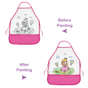 Set di Pittura Artistica Unicorno WAYEE |   12 modelli di unicorni in diverse dimensioni, grembiule colorabile e 12 colori di vernice acrilica in plastica - Product Image 5