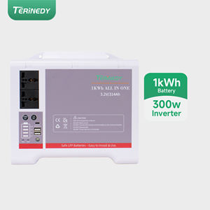 Nouvelle batterie 1 kWh + onduleur 300 W, alimentation portable d'urgence pour l'extérieur, fabrication au meilleur <span class=keywords><strong>prix</strong></span> - Product Image 3