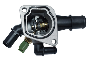 เทอร์โมสตัทใหม่สำหรับรถยนต์ FIAT 500 PANDA OPEL CORSA C COMBO SUZUKI SWIFT III รุ่น 55180041 55182499 55199402 93177343 93193581 17690-84E50 - Product Image 2