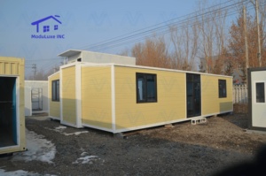 Baño Portátil Prefabricado Moderno de Plástico Plegable y Expandible de 10, 20 y 40 Pies con Fácil Instalación - Product Image 2