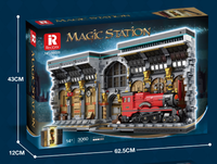 Reobrix 66032 Street Scape Building Block Ensembles de briques pour enfants Assemblage Cadeau d'anniversaire de Noël Jouet de construction pour enfants