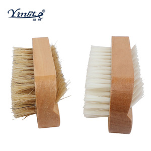 Yinste Solid Wood Shoe <b>Brush</b> Pig Hair Double Sided For Cleaning And <b>Dust</b> Removal - Product Image 2