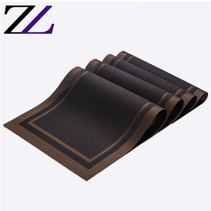 Tapis de table en <span class=keywords><strong>vinyle</strong></span> et pvc effet sublimation, pour salle à manger, 3 pièces, décoration moderne, tapisserie, napperon, linge de table, doré, tapis luxueux, pour <span class=keywords><strong>Buffet</strong></span> - Product Image 4