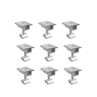UISOLAR – Pince de fixation pour panneau solaire en gros, 30 mm, 35 mm, 40 mm, attaches d'extrémité pour panneaux solaires, pince intermédiaire en aluminium pour panneaux solaires