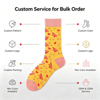 Chaussettes mi-mollet en coton personnalisées sur le thème de l'amour pour hommes et femmes, chaussettes décontractées à imprimé avion en papier mignon, vente en gros