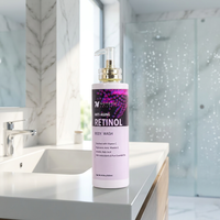 Gel Douche Hydratant Éclaircissant au Rétinol et à l'Aloe Vera Marque Blanche pour Hommes et Femmes