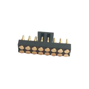 Carregamento do poder 3 4 5 6 7 8 9 10 12 Pin PCB magnético SMD Pogo Pin Connector