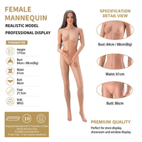 Mannequin de vitrine femme corps entier pour présentation de vêtements
