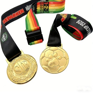 2026 Copa de Balonmano Sparken, Moneda de Metal Antigua Bañada en Oro, Premio de Campeonato Personalizado, Cinta para el Cuello, Recuerdos para Eventos Deportivos - Product Image 1
