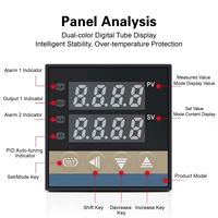 REX‑C100 400 700 Régulateur de Température Numérique Haute Précision PID Sortie SSR Contrôle Stable Régulateur