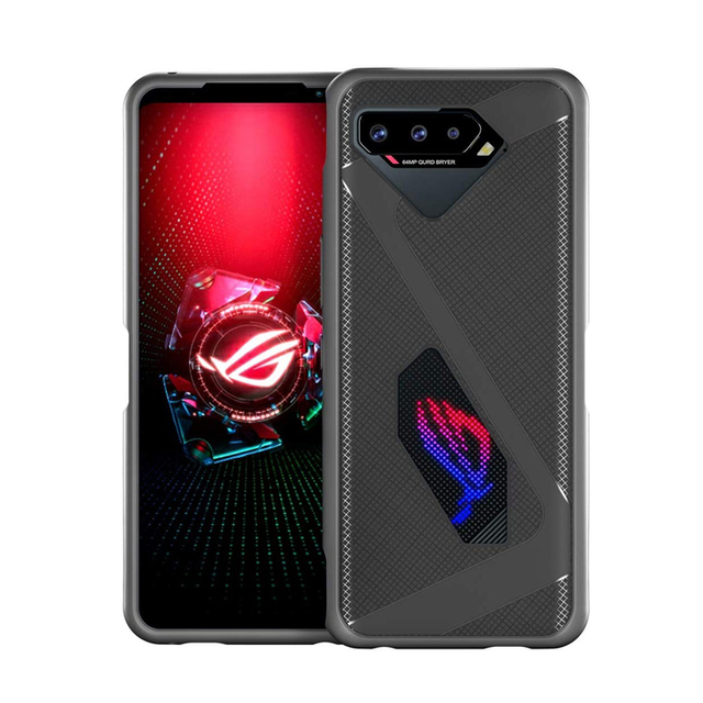 For Asus Rog Phone 5 Case,HOCAYU Heat Dissipation Soft Tpu Protective Case Back Cover for Asus Rog Phone 5 Ultimate 2021