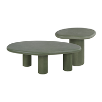 Table basse européenne moderne et luxueuse Burnstone Conceptions uniques de béton pour la maison Meubles de salon Table d'appoint
