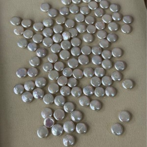 Perlas Barrocas Naturales de Agua Dulce, 12-13 mm, Fuerte Brillo, Coloridas, Casi Redondas, Perlas Zhuji Desnudas, Color Blanco, Venta al por Mayor, DIY - Product Image 3