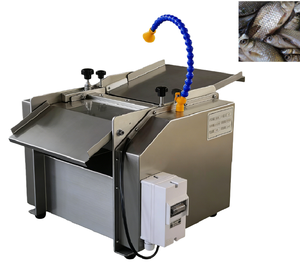 Machine de traitement du poisson en acier inoxydable pour l'épluchage efficace de la peau sur les lignes de filetage - Product Image 1