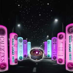 Advertising Customized Glow Rotary <strong>Inflatable</strong> Tube <strong>Display</strong> Giant Pillar <strong>Inflatable</strong> LED Lighting Column for Decoration Festivals - Product Image 1