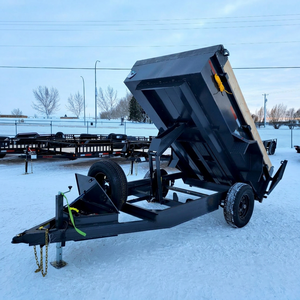 New Used Heavy Duty Steel Farm Dump Trailers for Agricultural Construction Industries Core Components Included 5001-10000kg - Product Image 1