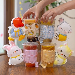 Manchons de tasses BLN avec ballons de poignet, populaires auprès des utilisateurs d'Internet, pour la prise de photos et la diffusion en café pour attirer les clients - Product Image 4