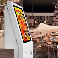 Kiosque de self-service tout-en-un à écran tactile Android de 24 pouces avec point de vente pour supermarchés et hôtels