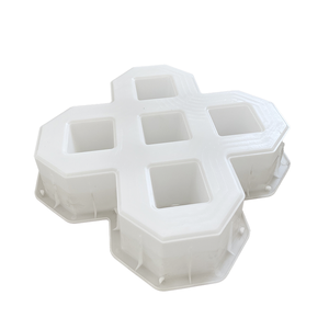 Moule de matériaux de construction en plastique, usine direct double huit caractères <span class=keywords><strong>brique</strong></span> d'herbe ciment - Product Image 5