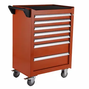 Factory Direct Selling Steel Tool Cart Workshop Iron Cabinet Metal Steel Tool Trolley With Drawers