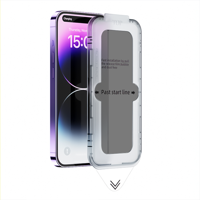 Privacy Tempered Glass Screen Protector for iPhone 15 14 13 Pro Max