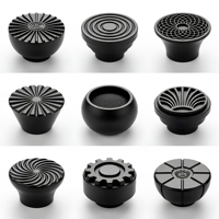 Capuchon en alliage de zinc noir mat FEA 15 mm pour diffuseur de voiture, bouchon métallique pour bouteille de diffuseur à bâtonnets, production OEM/ODM spécialisée