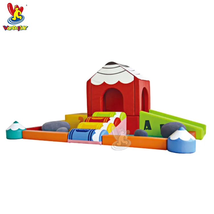 Soft Play Indoor Playground Equipment Pencil Castle Play Area