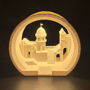 Figuras Decorativas Personalizables de Plástico Impresas con Diseño de Fantasía Científica de Monument Valley, Excelentes Estatuas de Juguete para Halloween - Product Image 3