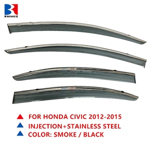 Accessoires extérieurs pour voiture, déflecteurs de vent pour fenêtres et portes, pare-pluie pour Honda Civic 2006-2022, pièces automobiles - Product Image 3