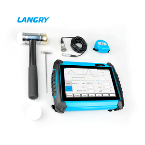 Testeur d'intégrité des pieux en béton, équipement PIT à faible déformation pour la détection de fissures, de cavités et de cintrage dans les fondations de pieux - Product Image 2