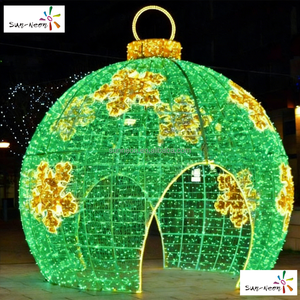 Bola LED gigante, luces de bola LED para decoraciones navideñas, decoración festiva - Product Image 2