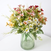 Fleurs artificielles de haute qualité au toucher réel, 32 cm, pour la fête des mères, la Saint-Valentin, les cadeaux de mariage, les bouquets, la décoration d'anniversaire