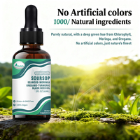 OEM Meilleures 10 en 1 Capsules d'huile amère de Sea Moss, Moringa, Curcuma, Huile de Nigelle, Oregano, Ashwagandha, Corossol, 60ml, Vitamines pour adultes, Mémoire