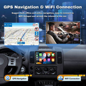 Đầu CD xe hơi 7 inch, phù hợp với Nissan Qashqai 2007-2011 và nhiều hơn nữa, hỗ trợ Carplay không dây, <span class=keywords><strong>Android</strong></span> Auto, <span class=keywords><strong>Android</strong></span> 13, GPS - Product Image 4