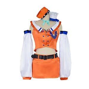 Femme <span class=keywords><strong>Sexy</strong></span> Kawaii Party Suit Anime Hololive EN Youtuber VTuber Takanashi Kiara Cosplay Costume IDOL-003 - Product Image 5