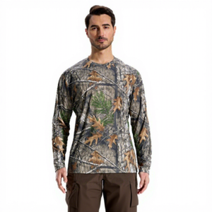 Camisas y Tops de <span class=keywords><strong>Caza</strong></span> con Protección Solar UV de Poliéster, Camuflaje Biónico, para Fotografía, Observación de Aves y Actividades al Aire Libre - Product Image 1