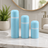 Flacon pompe sans air PP 50ml 100ml 150ml vide pour cosmétiques, sérums et lotions – Emballage de soins de la peau